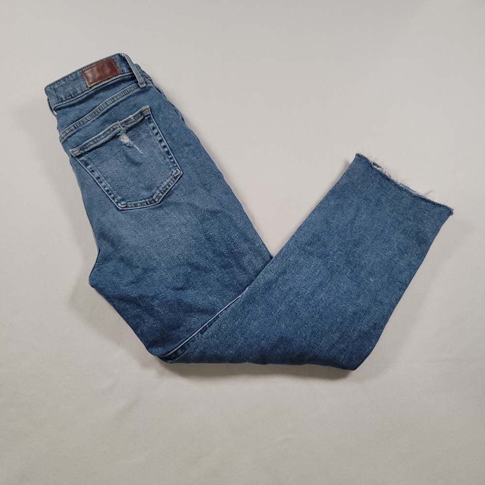 Hollister Women‎ Ultra High Rise Vintage Straight Jeans 29x28 Distressed